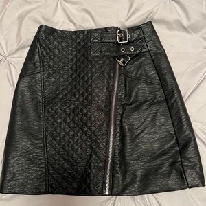 Divided - H&M leather skirt | US 2
